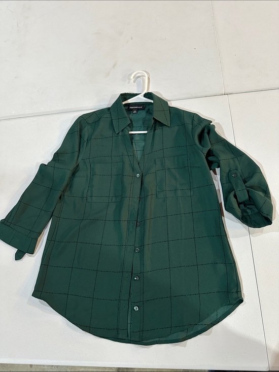 Fortune + Ivy Tops - Christelle Button Down Blouse